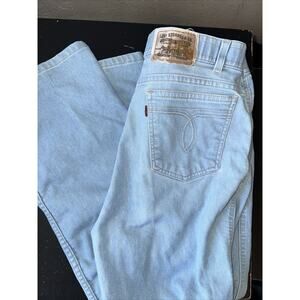 Levis 582 Jean Pants Women's Size 12 Stretch Skinny Blue Light Wash Mid Rise